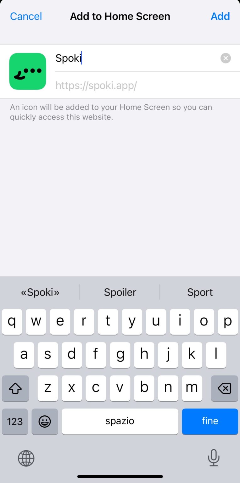 Spoki sul tuo Smartphone - Web App e notifiche - Supporto Spoki